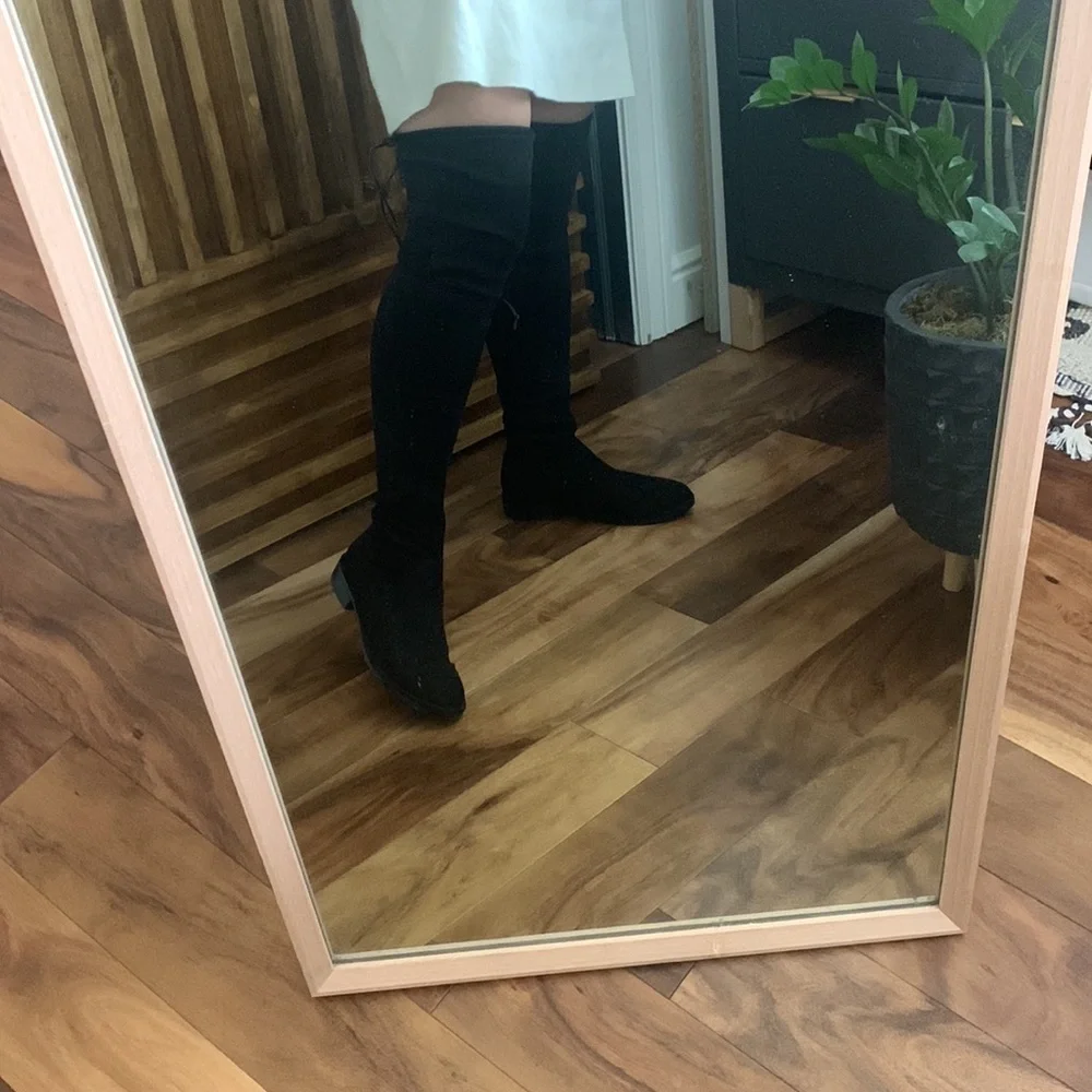 Deenni‎ over the Knee faux suede Boot. Size 6.5